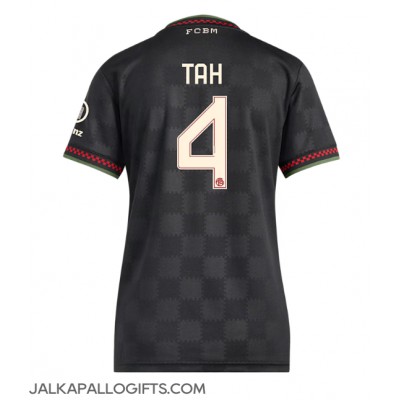 Bayern Munich Jonathan Tah #4 Kolmaspaita Naiset 2025-26 Lyhythihainen Bayern Munich Jonathan Tah #4 Kolmaspaita Naiset 2025-26 Lyhythihainen